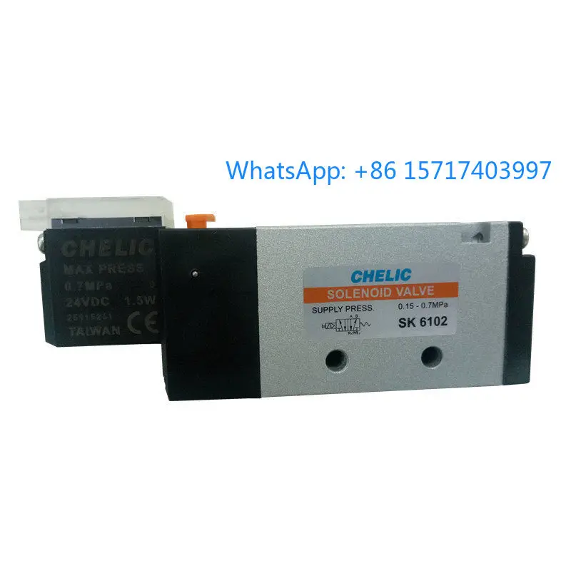 Brand new, original, Taiwan, pneumatic CHELIC pneumatic components, solenoid valve SK6102 DC24V L