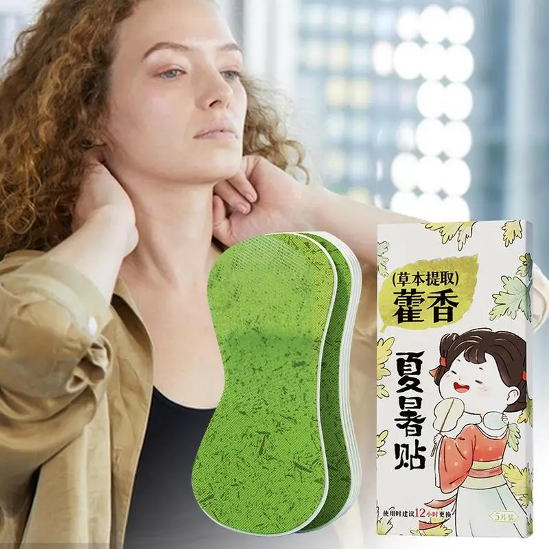 Fever Patches Cooling Forehead Strips Natural Plant Extracts Easy Application Headache Relief Pads Soothe Headache Heat Relief