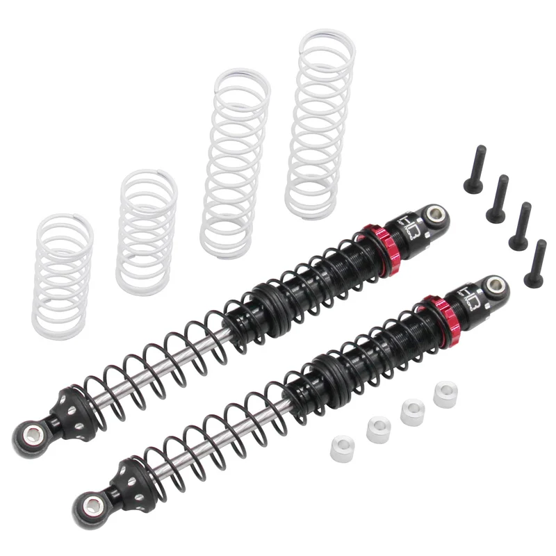 HR one piece simulation of all metal fine diameter double spring shock absorber 120MM-1 pair