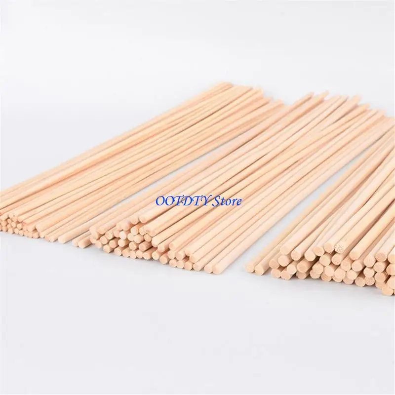 367A Set of 50 Plant Stakes Wooden Sign Sticks for Plants Flower Garden Natural
