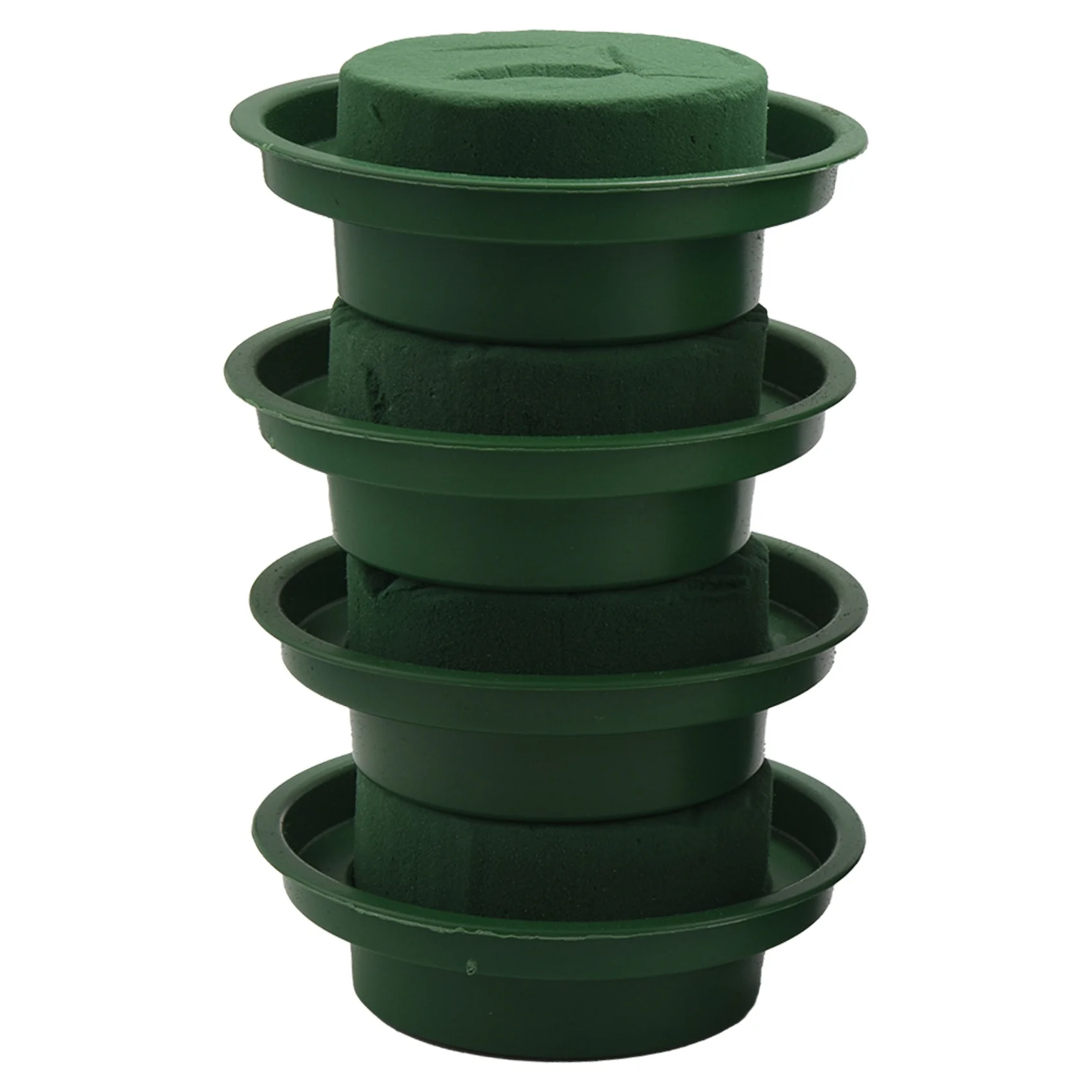 

AT63-Зеленая круглая влажная цветочная пена, цветы для свадебного прохода, украшение для вечеринки (цветочная пена с чашей, 24 шт.)