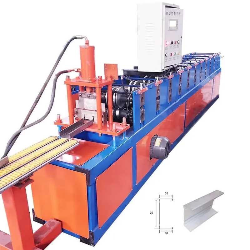 Stud Aluminium Corner Bead Making Machine Profiles C Drywall Metal Steel Frame Cold Roll Forming Machine