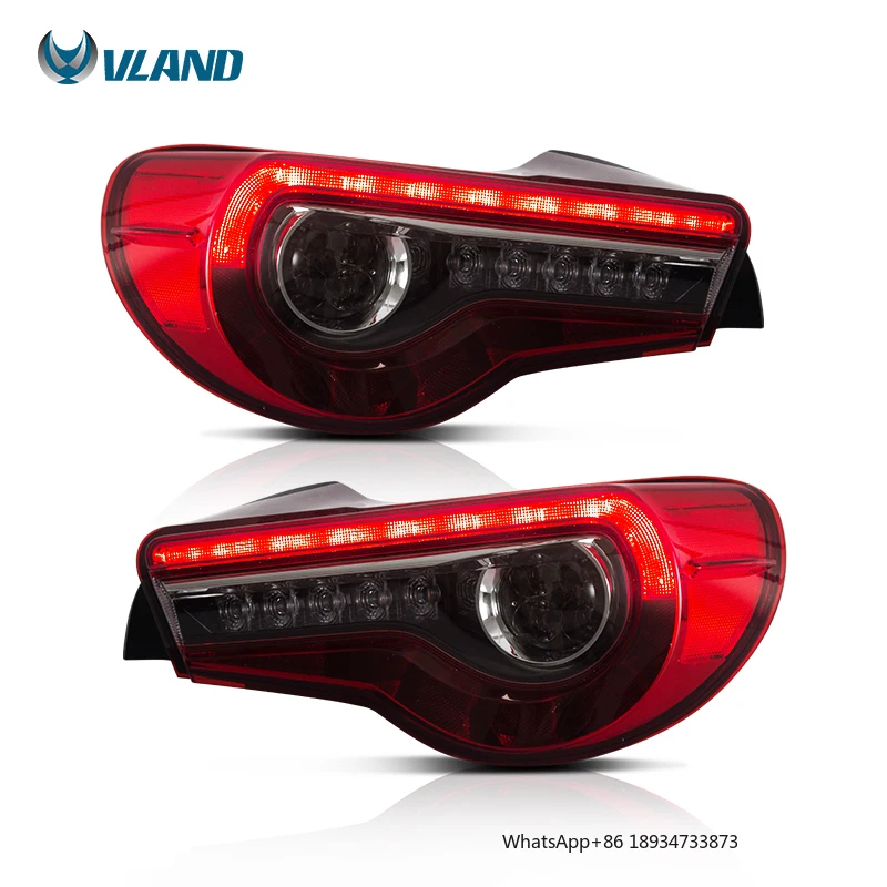 VLAND Full LED Taillights Assembly Rear Tail Lamp 2012-2016 Sequential Tail light For Toyota 86  GT86&FT86