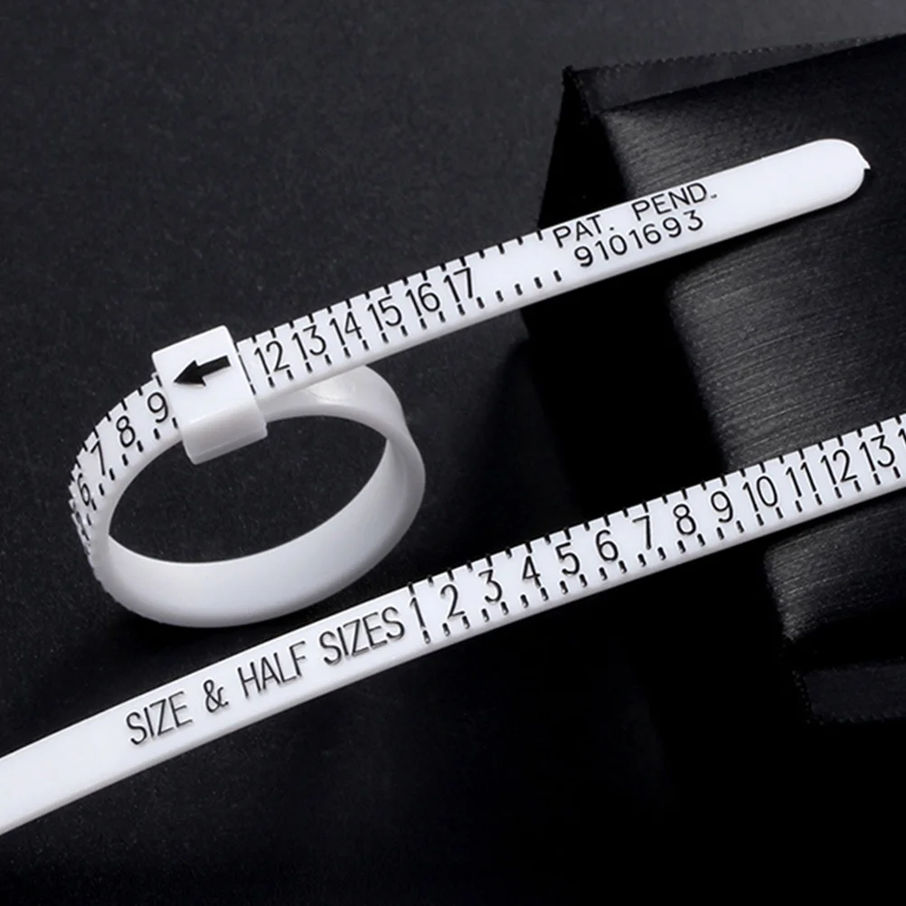 

10 шт., профессиональный измерительный инструмент для измерения размера пальца, диаметр кольца, круг, точная четкая печать, длительный срок службы, измеритель размера пальца