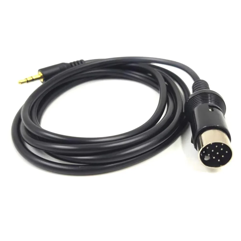 Biurlink Car Radio External Bluetooth AUX Cable Adapter for Kenwood 13 Pin  Radio Socket AUX Input Audio Wire