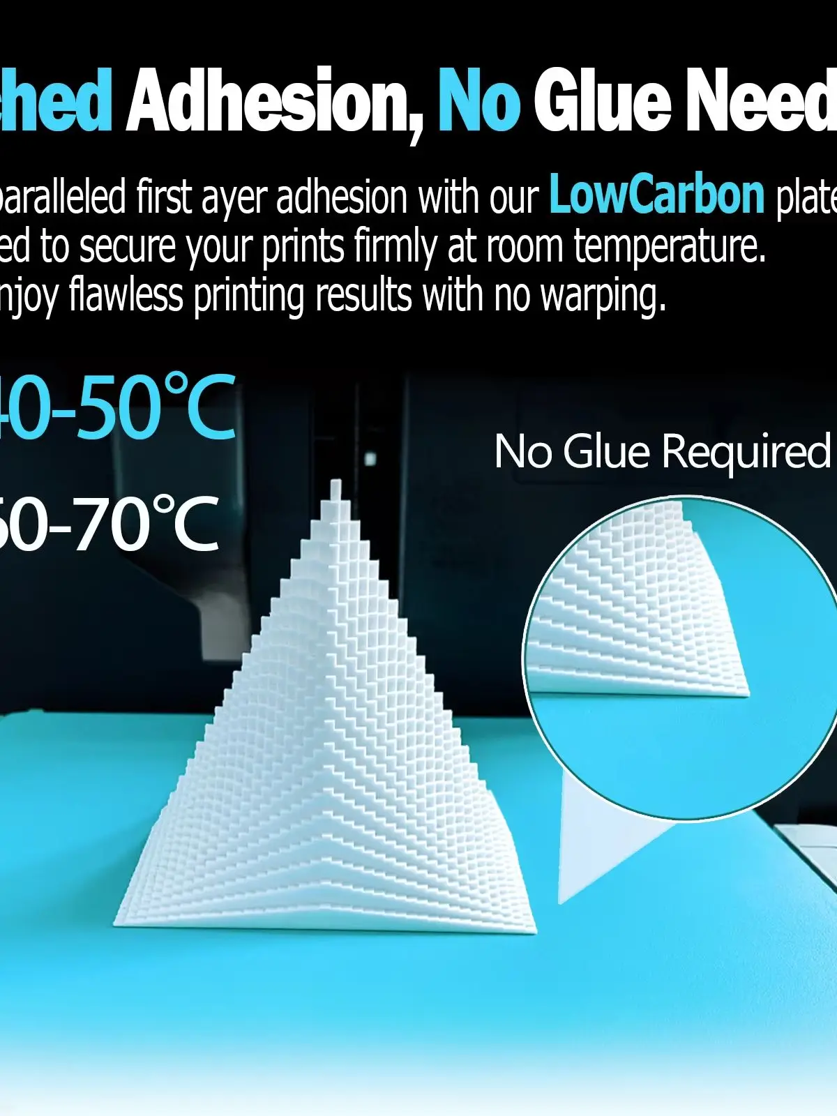 Płytka chłodząca do Anycubic Kobra S1 Kobra X, płyta robocza Kobra 3, platforma drukująca o niższej temperaturze, PLA PETG do Anycubic Kobra 4 Kobra S1C — zdjęcie produktu 7