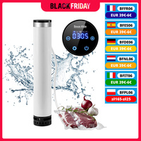 BioloMix 4th Generation Smart Wifi Sous Vide Cooker IPX7 Waterproof Super Slim Thermal Immersion Circulator with APP Control