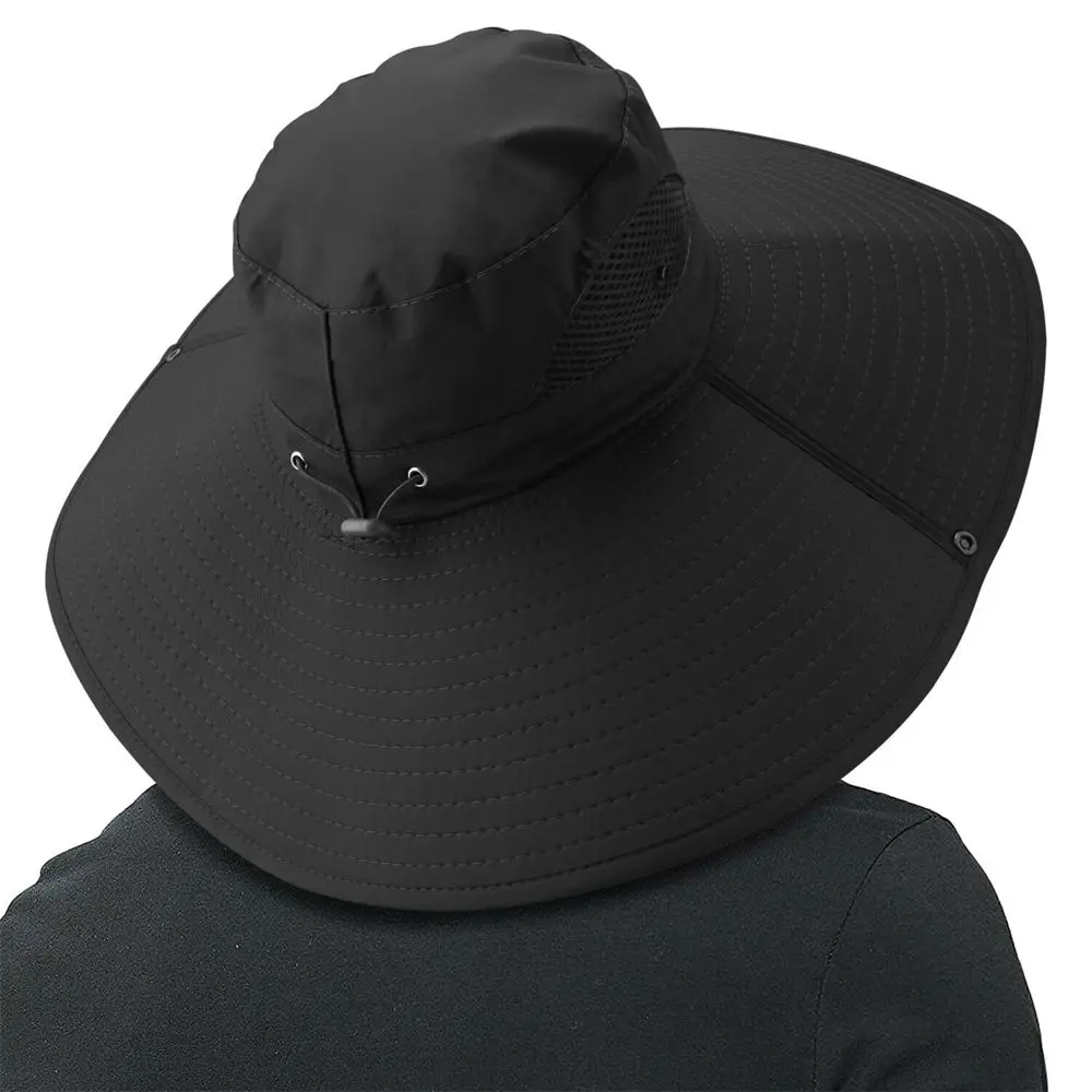 Men Women Wide Visor Brim Hat Boonie Bucket Cap Summer Fishing UV Sun Protection