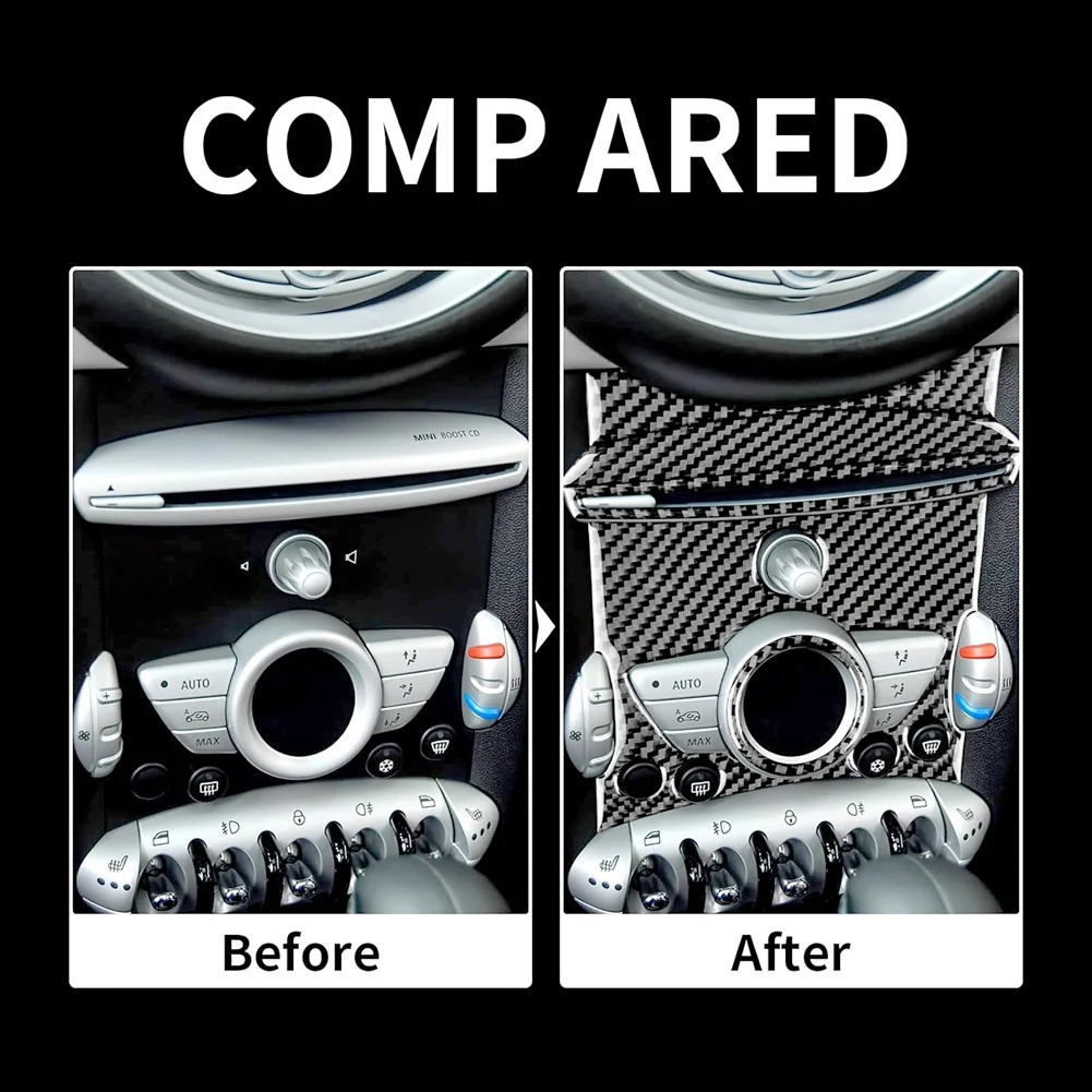 

Firmly Center Console CD Panel Trim For Mini Cooper Hardtop R56 Clubman R55 Convertible R57 Car Decoration B