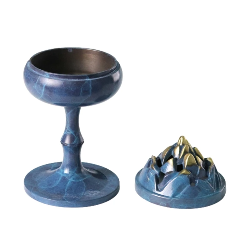 Brass Mountain Censer Solid Brass Desk Decoration Censer Burners Mini Ornaments