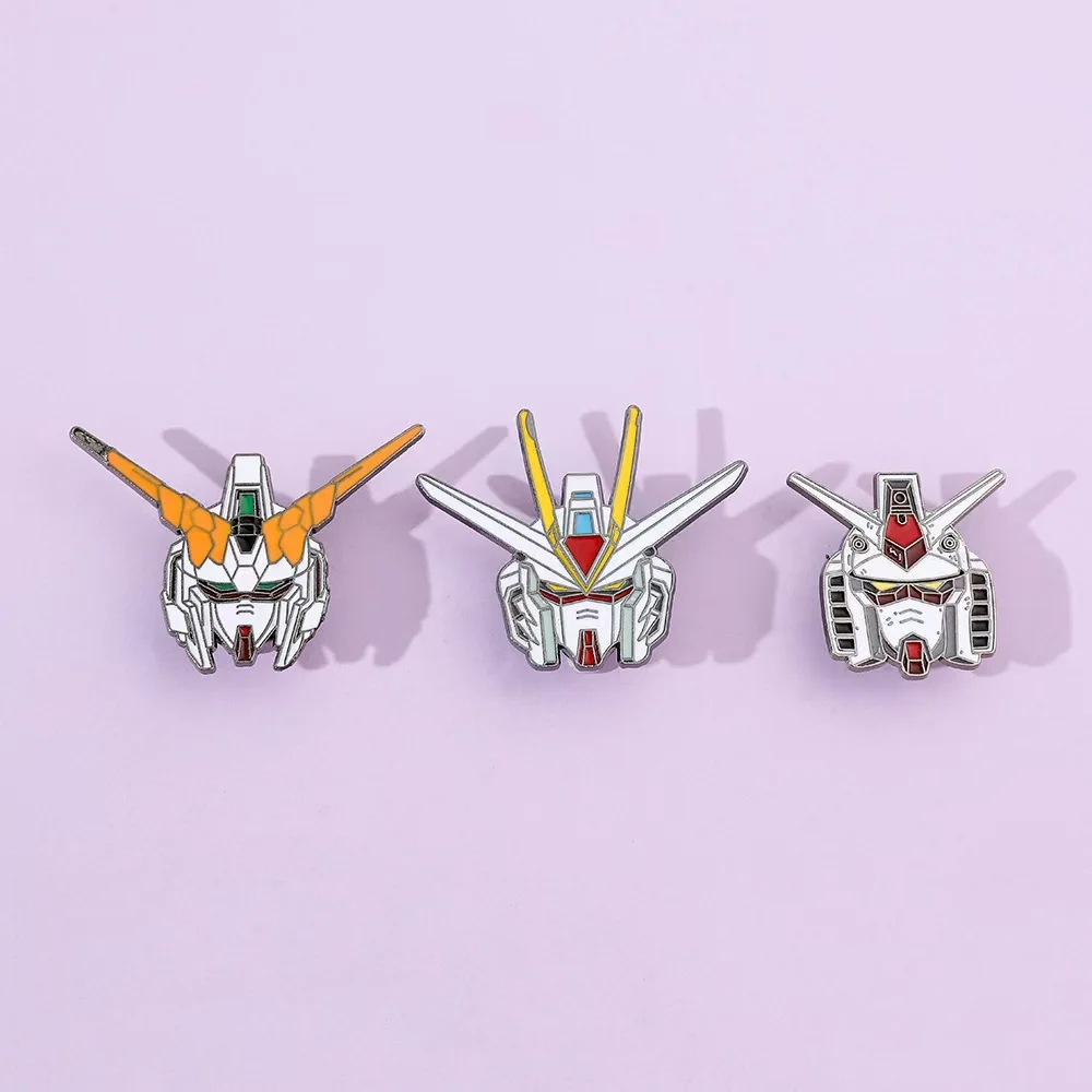 

3pcs Cartoon Brooch Pins Brooch Set Gift Enamel Lapel Pin Backpack Decoration DIY Accessories Best Gift