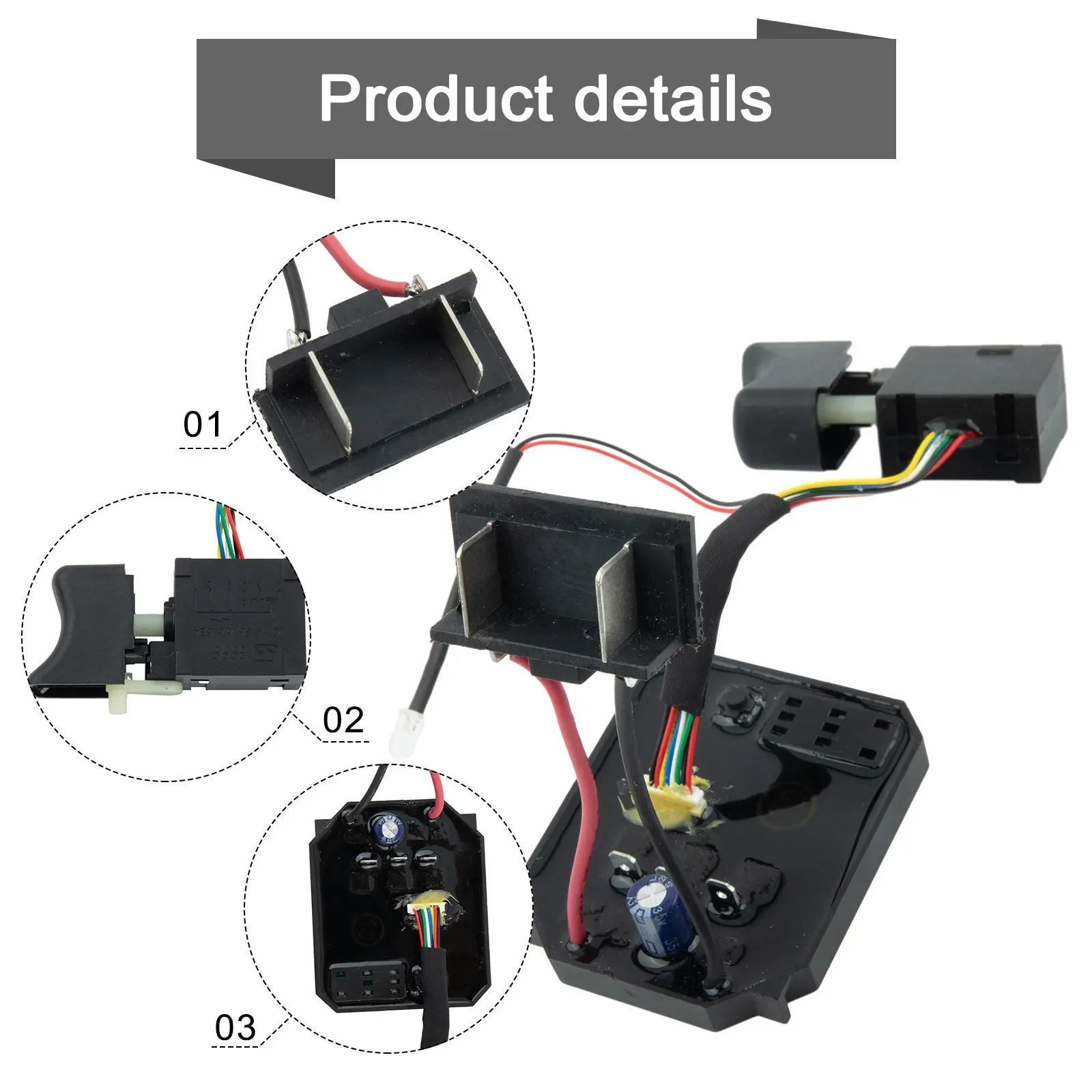 Control Board Switch For 2106/161/169 Brushless Electric Wrench Drive Power Tool Accessories High Quality