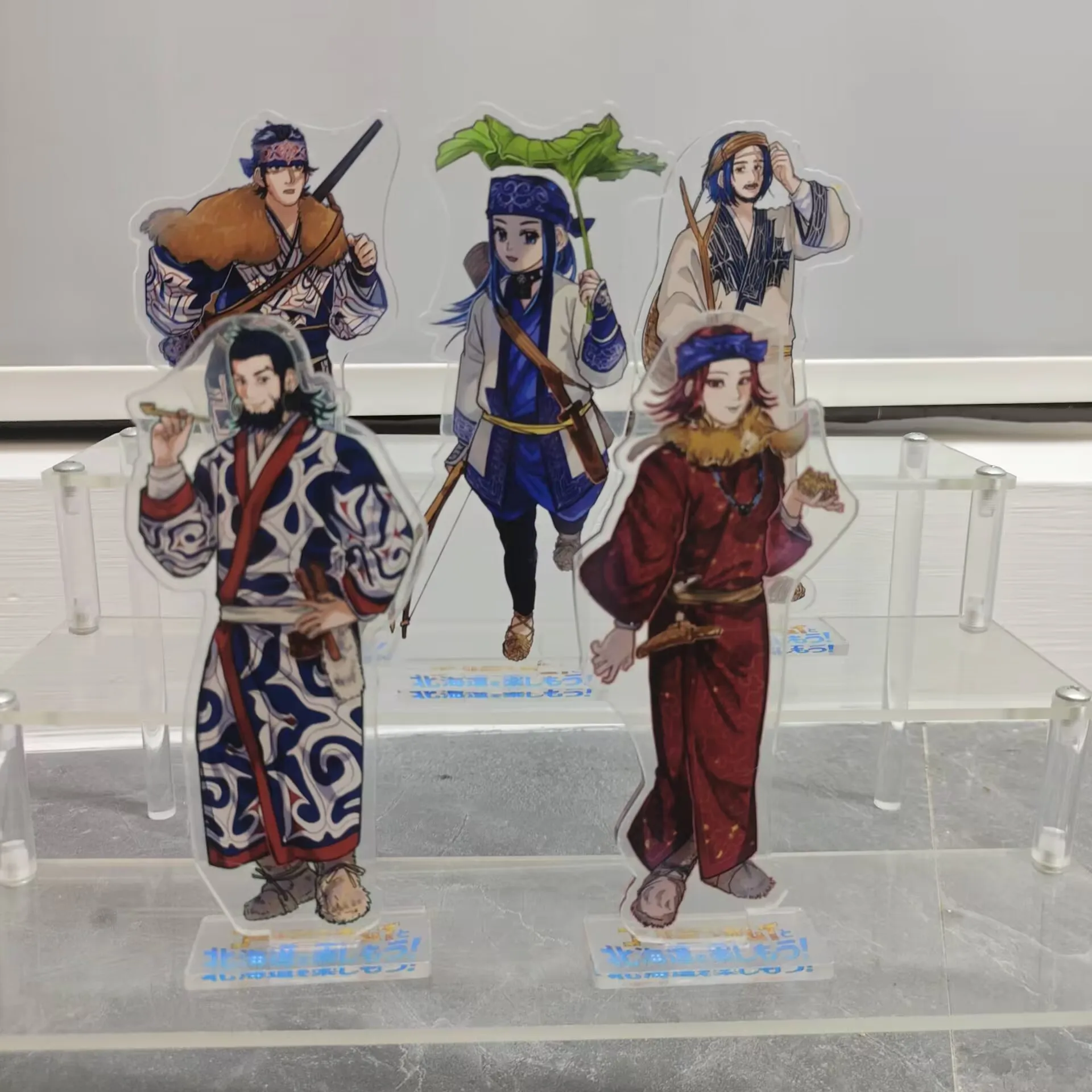 hot Anime Golden Kamuy Acrylic 15CM Stand Characteristic Characters Ornament Accessories Goods Collection Christmas Gifts