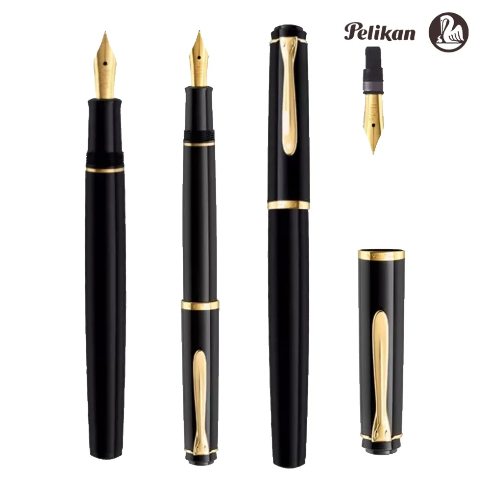 New Pelikan P200 High-end Fountain pen with EF F M B 24k gold nib Exquisite graduation gift pens business office school supplies