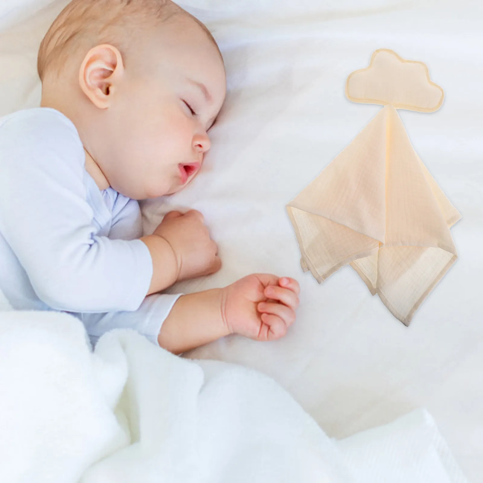 Infant Cotton Comforter Ultra Soft Breathable Soothing Towel for Newborns Sleep Security Cuddling Drool Absorption Baby Shower