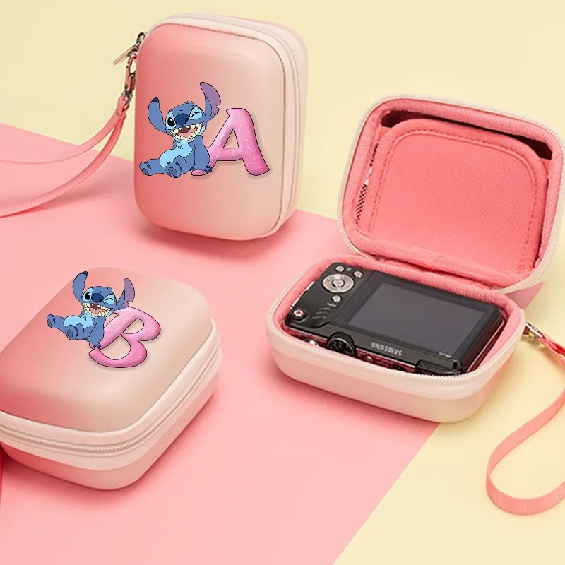 stitch Camera bag Men women ccd Storage Bag cute Mini Portable Digital Camera Case anime cartoon Storage bag Digital Camera Case