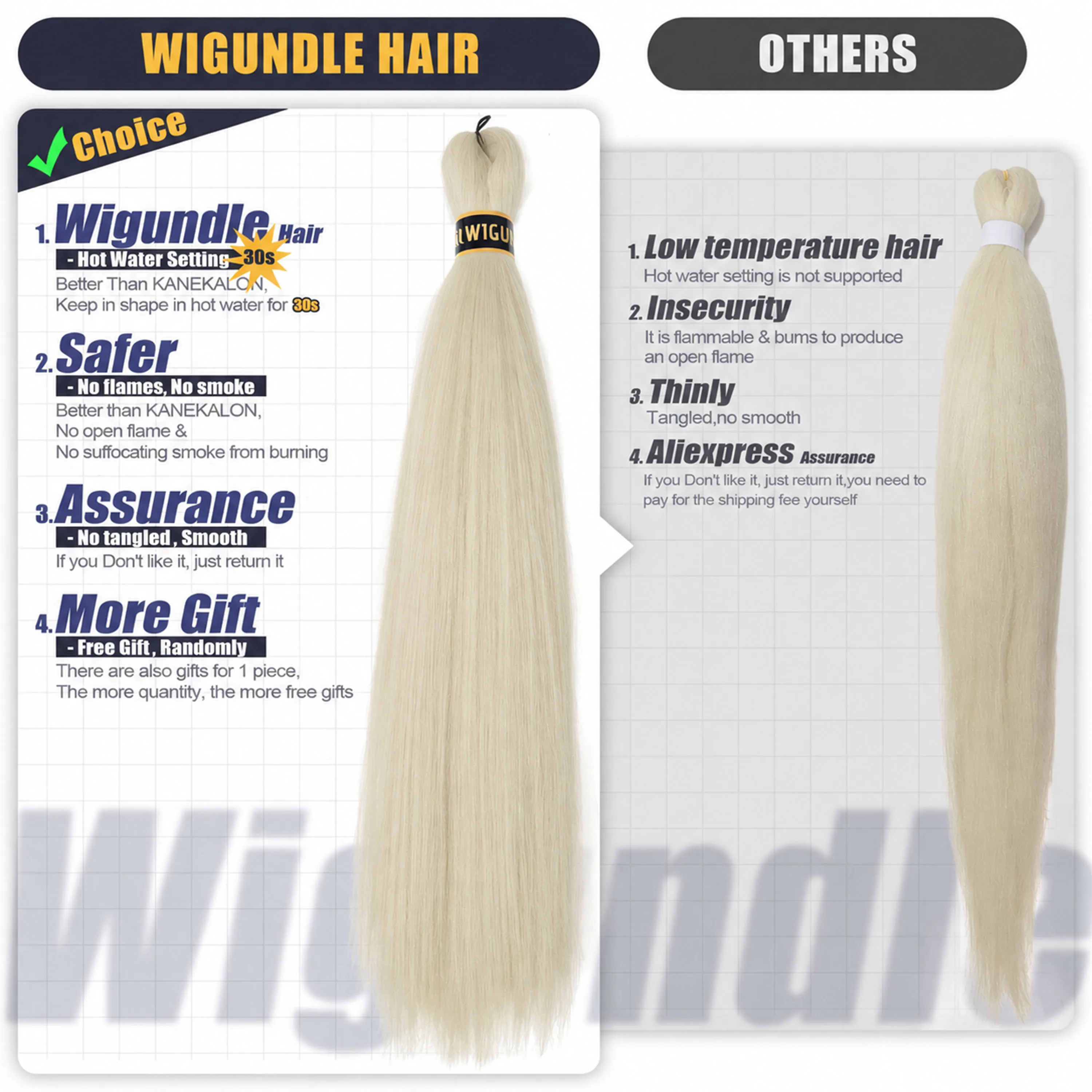 4 7 11 18 Bundle Deals EZ Pre Stretched Braiding Hair Extensions for Women Box Twist Braids Wigundle Easy Crochet Hair Synthetic