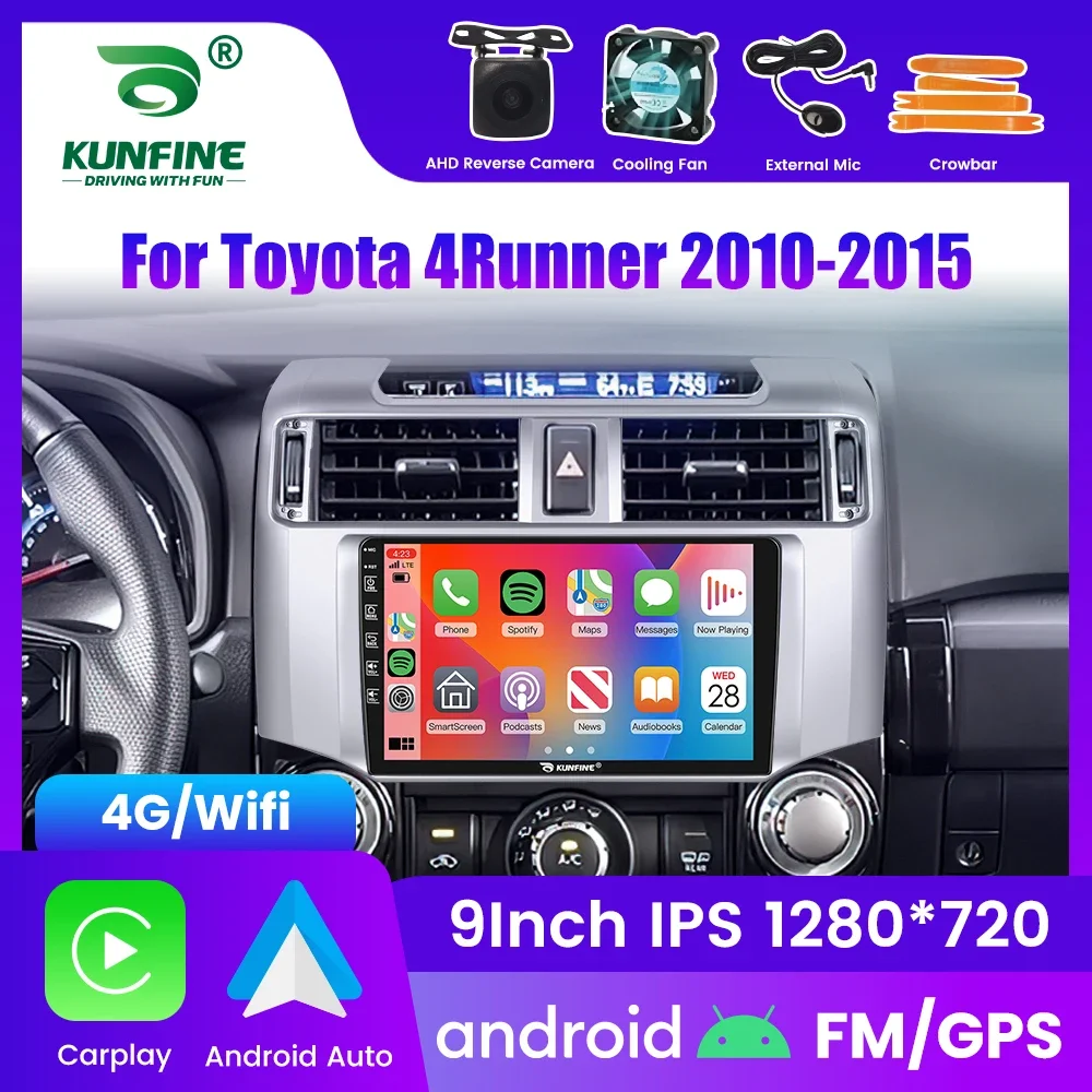 

2Din Android автомобильный радиоприемник для Toyota 4Runner 2010-2015 мультимедийный видеоплеер GPS-навигация стерео аудио головное устройство Carplay 4G