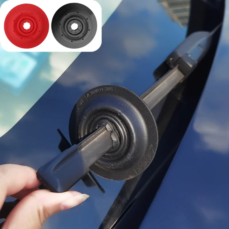 Car Windshield Wiper Hole Protective Cover Leaves Debris Protection Silicone Dustproof Sleeve Auto Wiper Bottom Covers