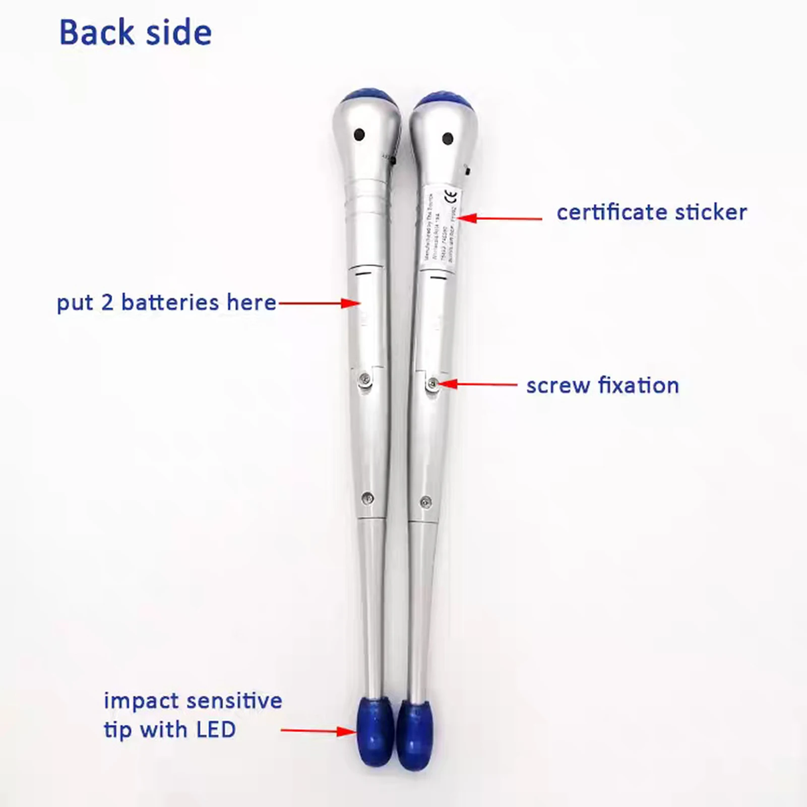 Kids Air Drum Sticks Electronic Motion Sensor Smart Gesture Drumsticks with Sound Sensor Music Toy for Children Beginner