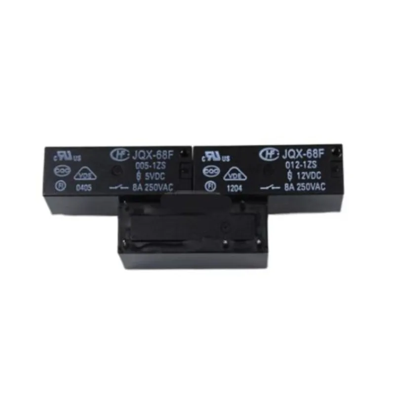 

HF JQX-68F 005-1ZS 012-1ZS 024-1ZS 5V 12V 24VDC 8A 5PIN реле