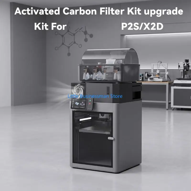 3D-Druckzirkulationsset für den Innenbereich mit Kohlefilter-Lüfterset für P2S/X2D M76A – Detail 7