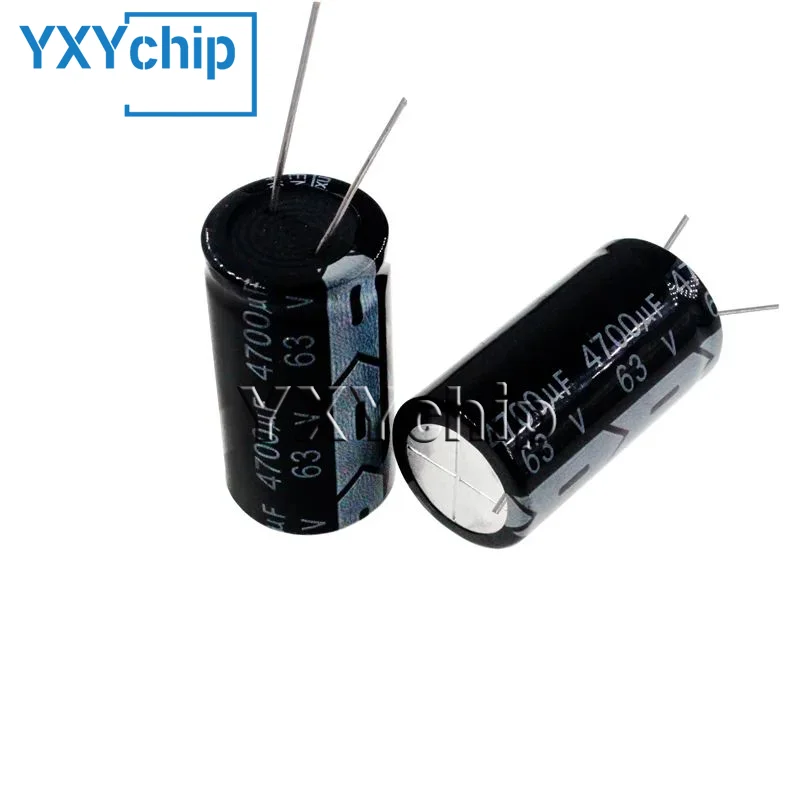 2pcs 4700uF 63V 4700MFD 63WV Aluminum Electrolytic Capacitor 22*40mm Radial 4700mf63v 4700uf63v 63v4700mf 63v4700uf