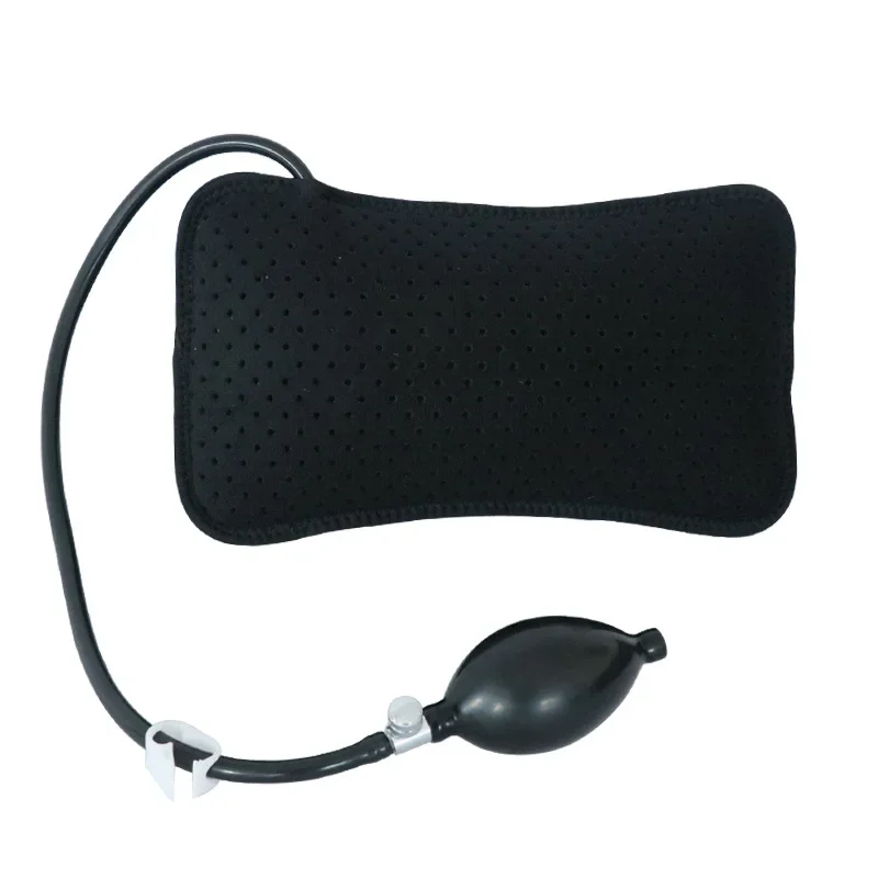 Coussin de soutien lombaire gonflable, oreiller de massage portable pour le cou et les épaules, correction de la posture, conception orthopédique pour soulager les douleurs dorsales