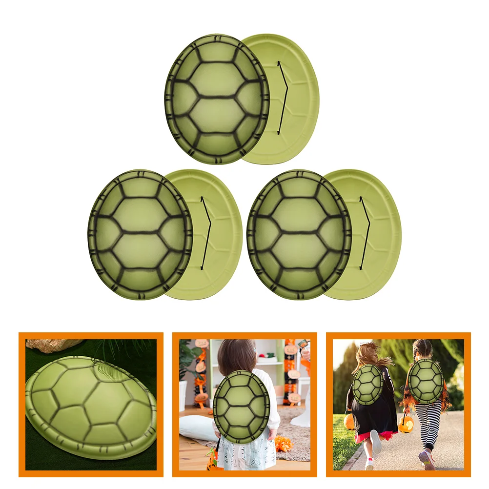 

6 Pcs Halloween Carnival Dance Stage Decoration Eva Turtle Shell (6pcs) Shells Costume Costumes Accessories Shaped Dress