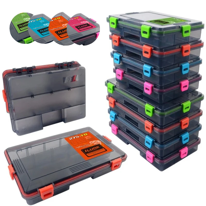 Fishing Tackle Box Large Capacity Waterproof AccessoriesTool For Hook Storage Lure Bait Tray Storage Lure Bait Organizer Boxes