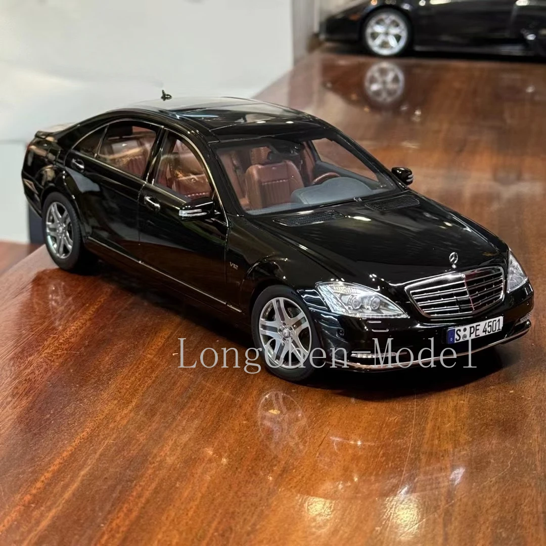 1:18 Scale For MH MOTORHELIX S600L W221 Metal Diecast Model Car Black