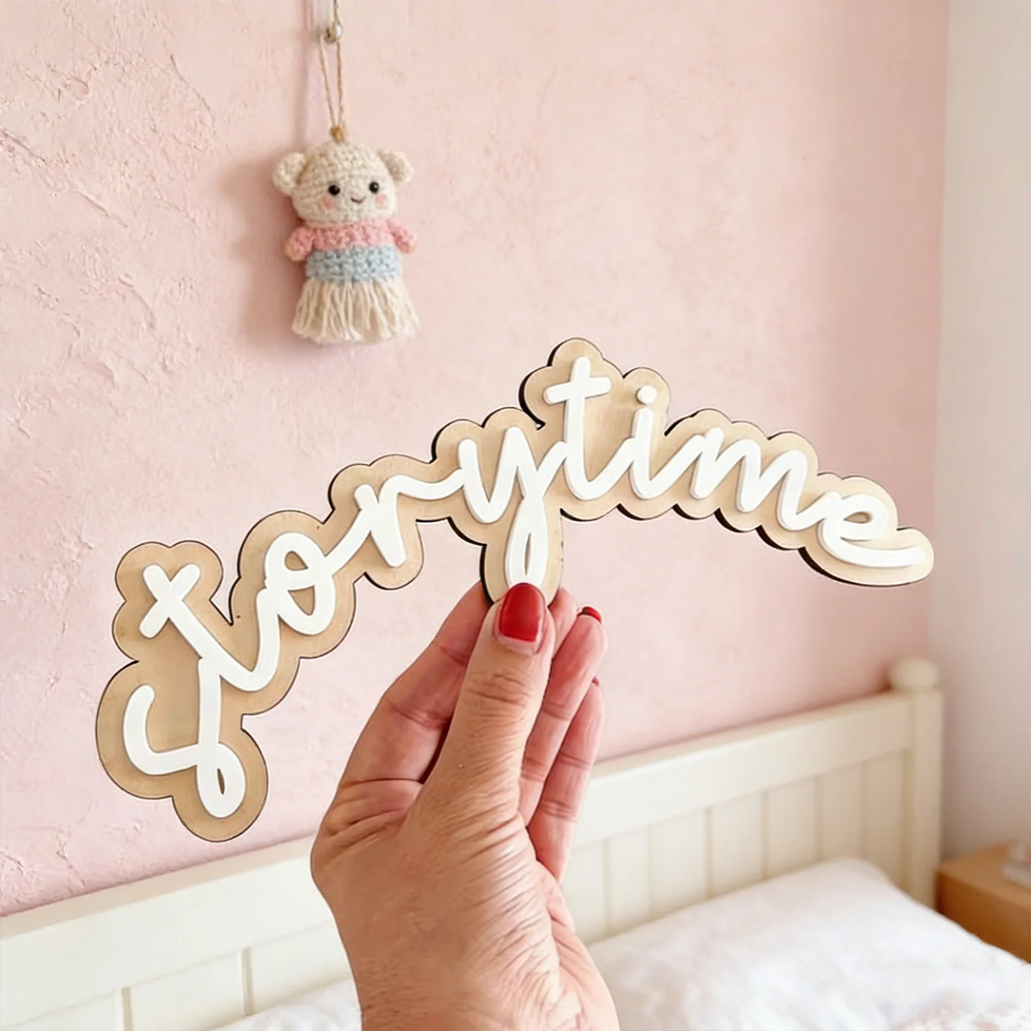 1pc Customized Wooden Reading Corner Signboard, Wall Art Decoration, Story Time Sign, Book Corner, Bookshelf Corner,Library Logo