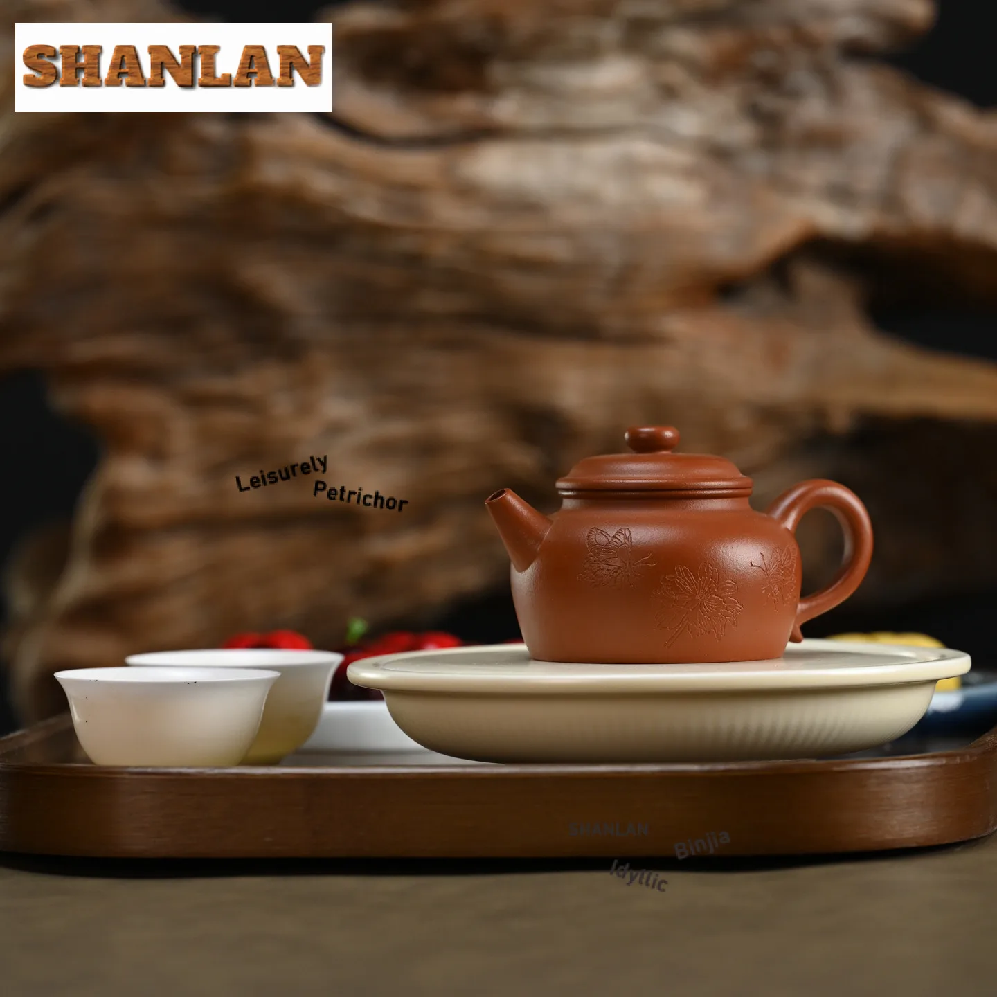 130 مللي بوتيك ييشينغ الأرجواني الطين أباريق الشاي اليدوية منحوتة الفاوانيا دي تشونغ وعاء الخام الخام الصغيرة الأحمر الطين غلاية Zisha طقم شاي