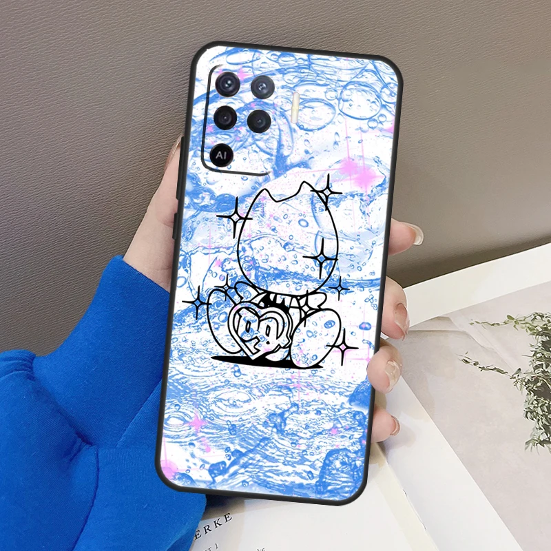 Drain Gang Cover For OPPO A15 A16 A3S A5S A52 A72 A94 A74 A54 A83 A91 A93 A31 A5 A9 2020 A53 S Case