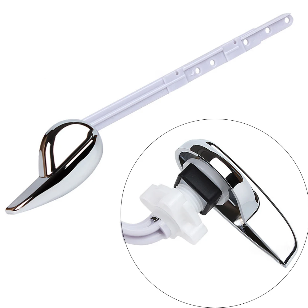 Hot Sales Toilet Handle 1 Pcs Chrome Finish Toilet Handle Flush Lever Chrome High Quality Home Improvement Hot