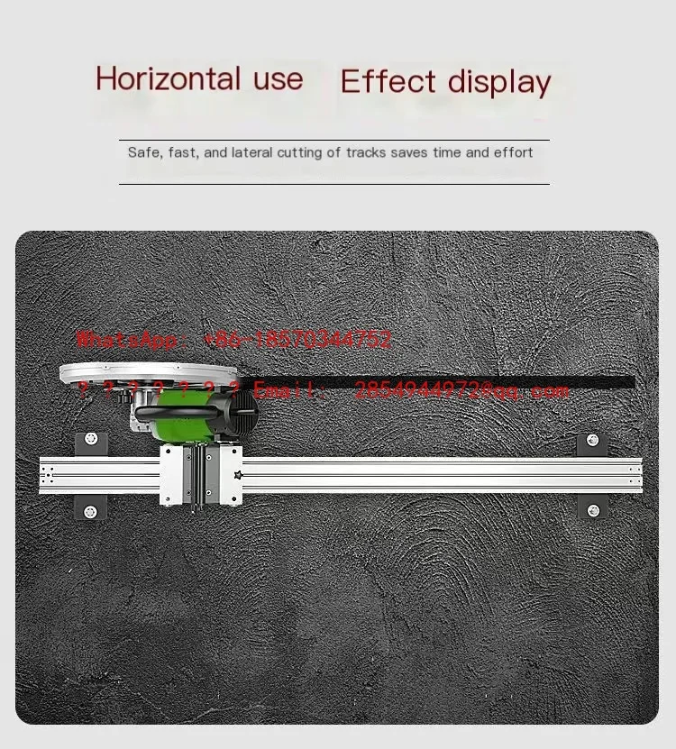 120/240cm Wall Cutting Machine Straight Line Guide Rail for Door Window Open Hole Track Wall /Concrete/Cutting Bricklayer Tool