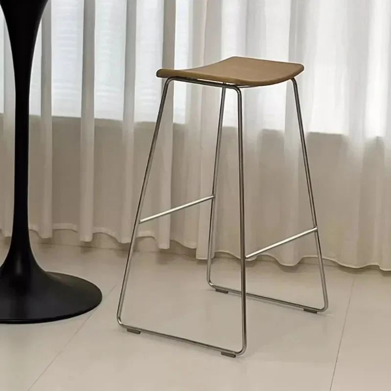 

Modern Nordic Comfortabl Living Room Bar Chair Trendy Kitchen Taburetes De Bar Home Furniture Set Of 2 Minimalist Bar Chair