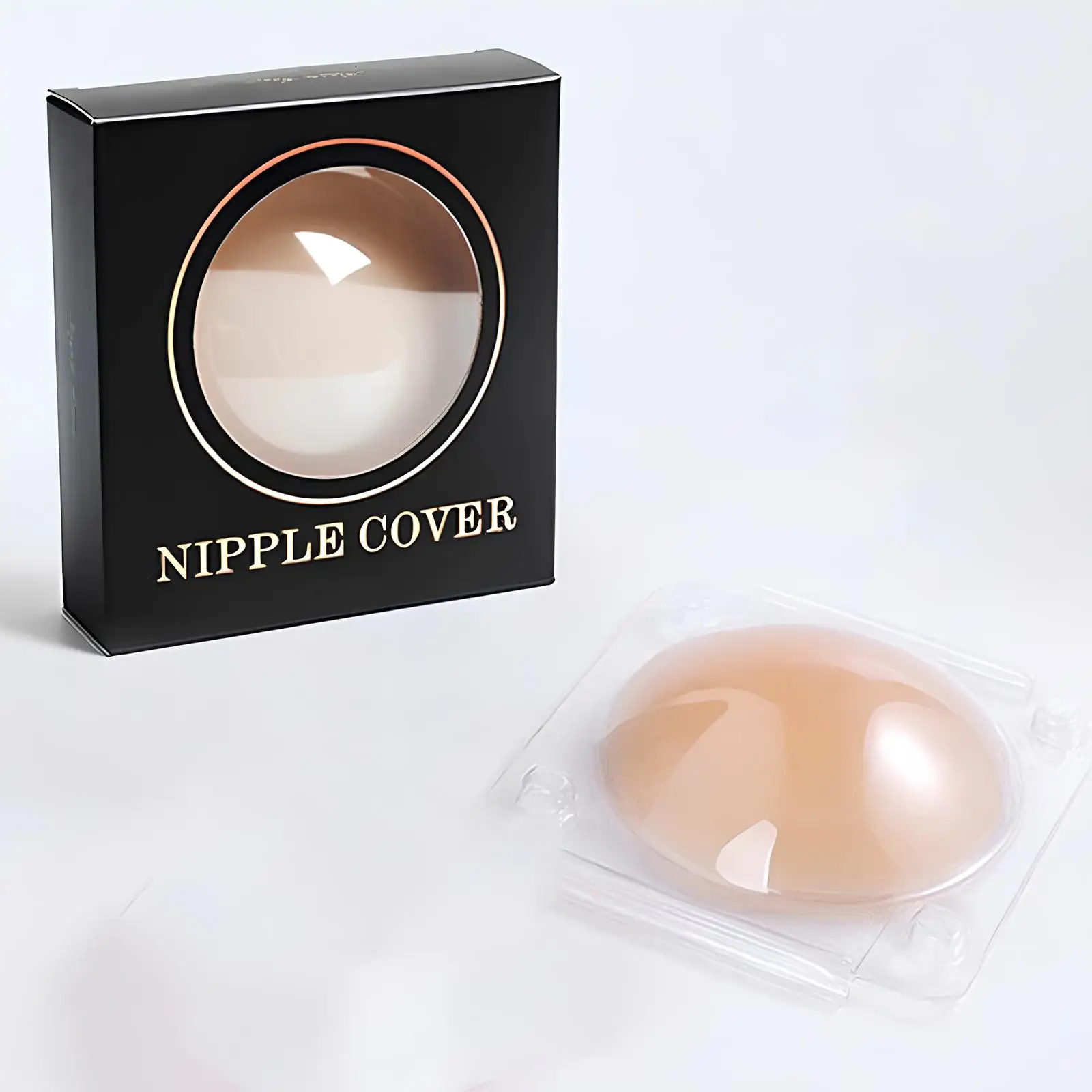 

Silicone Self Adhesive Nipple Cover Ups Ultra-Thin Invisible Nipple Pasties Reusable Sticky Breast Petals Nipplecovers For Women