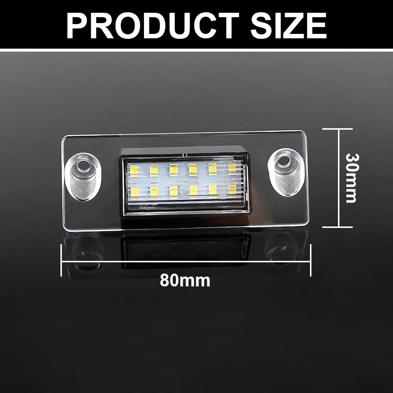 2 قطعة سيارة الخلفية LED رقم لوحة ترخيص أضواء اكسسوارات لأودي A3 S3 8L a4 S4 B5 1995-2000 Canbus الأبيض OEM # 8D0943021C