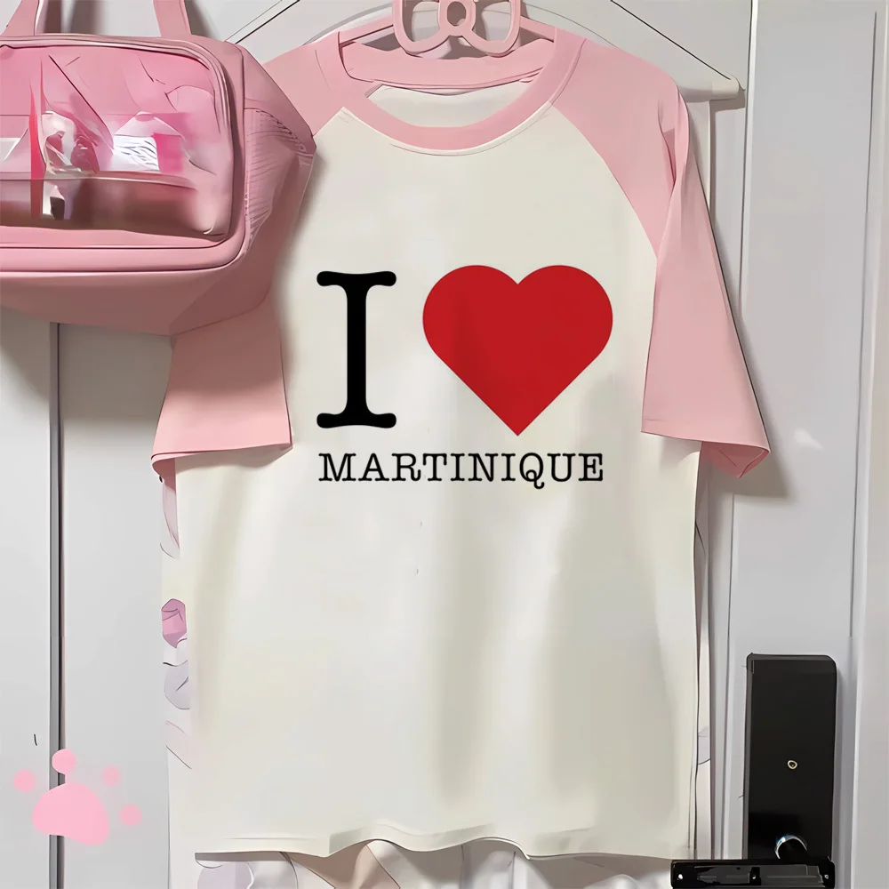 Martinique t-shirts women funny graphic t-shirts girl comic manga graphic clothing