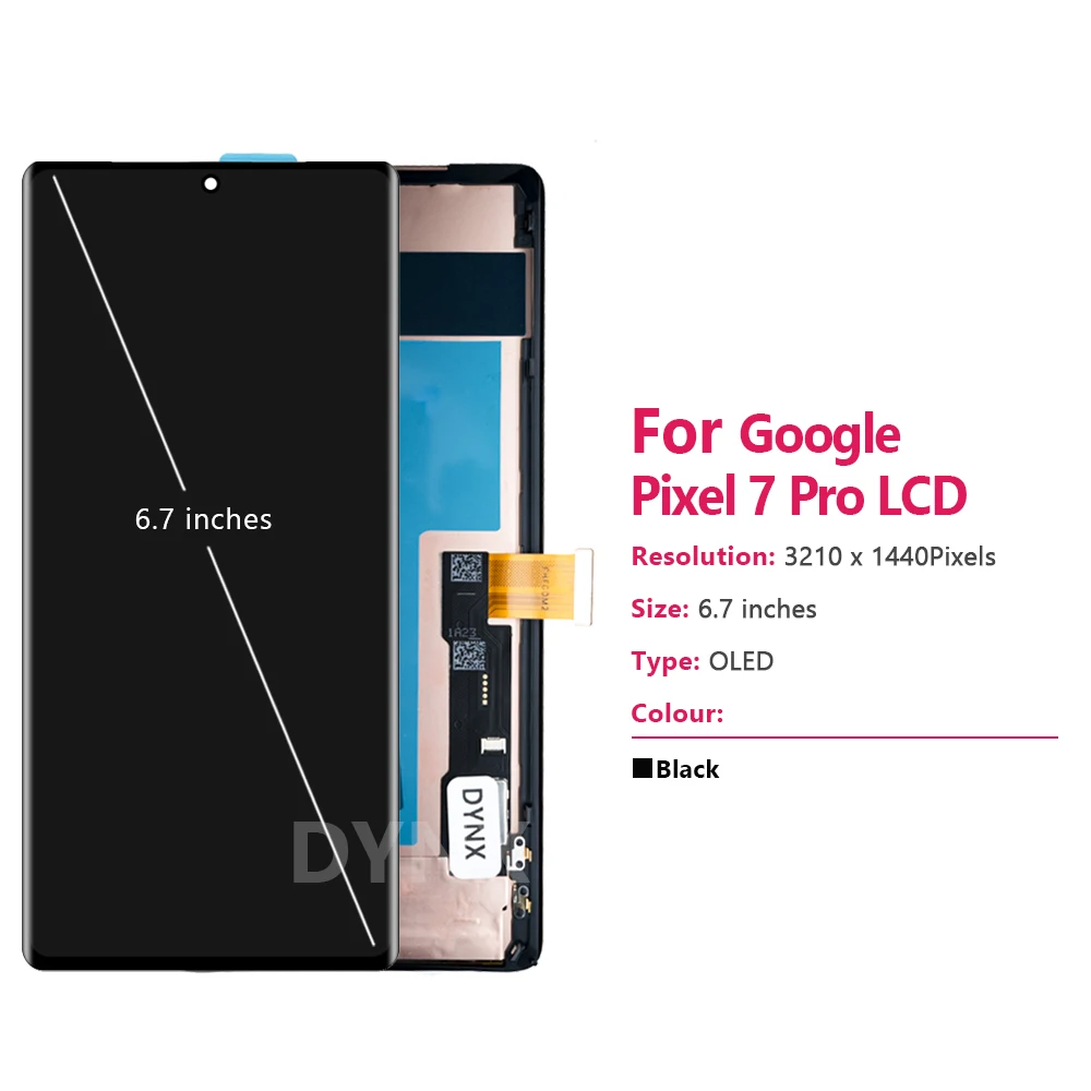 6.7\'\' Brand New OLED For Google Pixel 7 Pro LCD Display GP4BC, GE2AE Touch Panel Screen Digitizer For Google Pixel 7Pro LCD