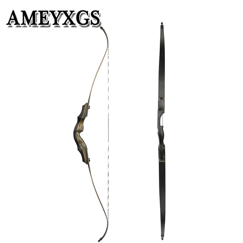 62inch Archery Recurve Bow 20-60lbs Takedown American 16inch Bow Riser Hunting Bow Target Practice Hunting Shooting Accessories