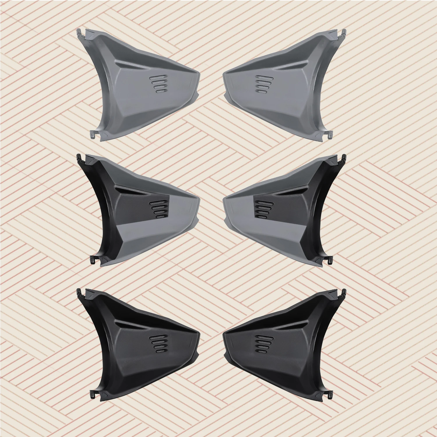 Side Blinders Replacement Side Shield Blinders for Oakley Clifden OO9440 Rubber Decorations