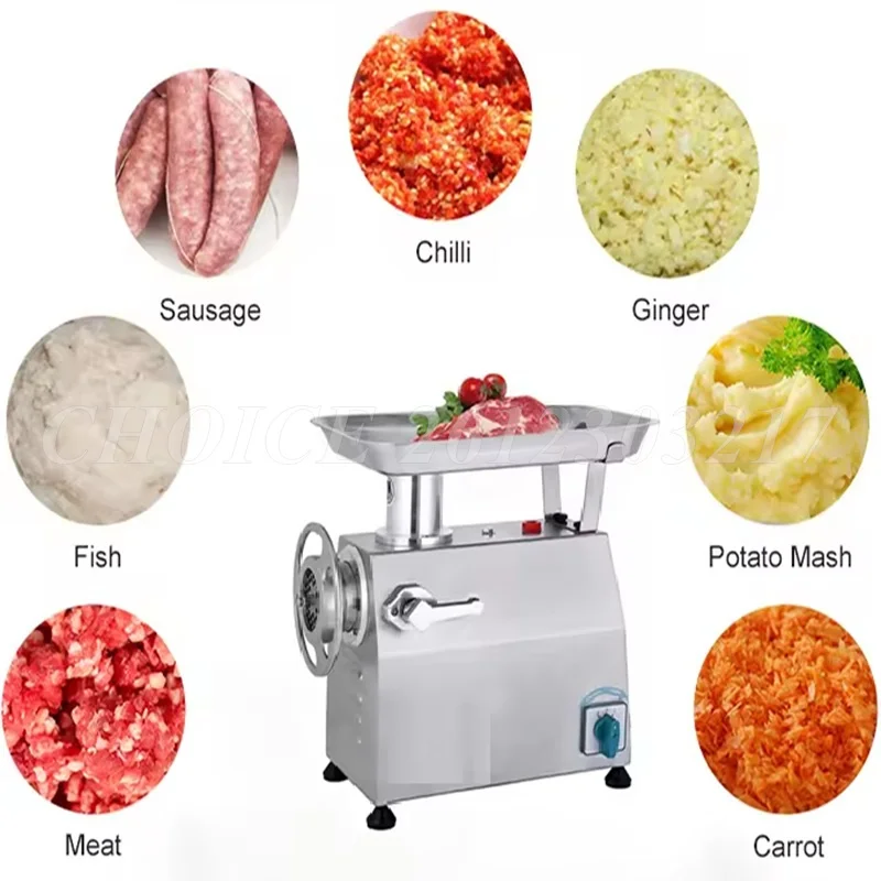 

110/220v Electric High Power Meat Mincing Machine Automatic Food Grinder Vegetable Meat Chopping Machine for Commercial Use