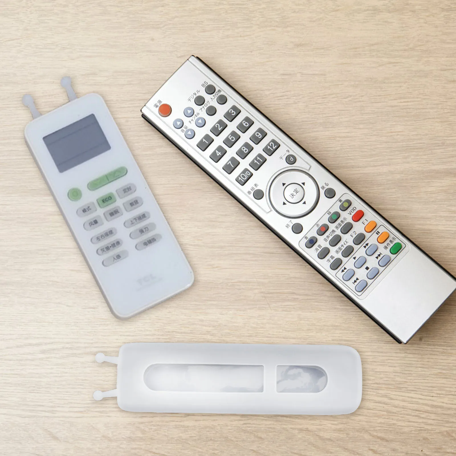 

Remote Controller Cover Silicone Protective Shell For Air Conditioner Transparent Soft Grip Lightweight Replacement