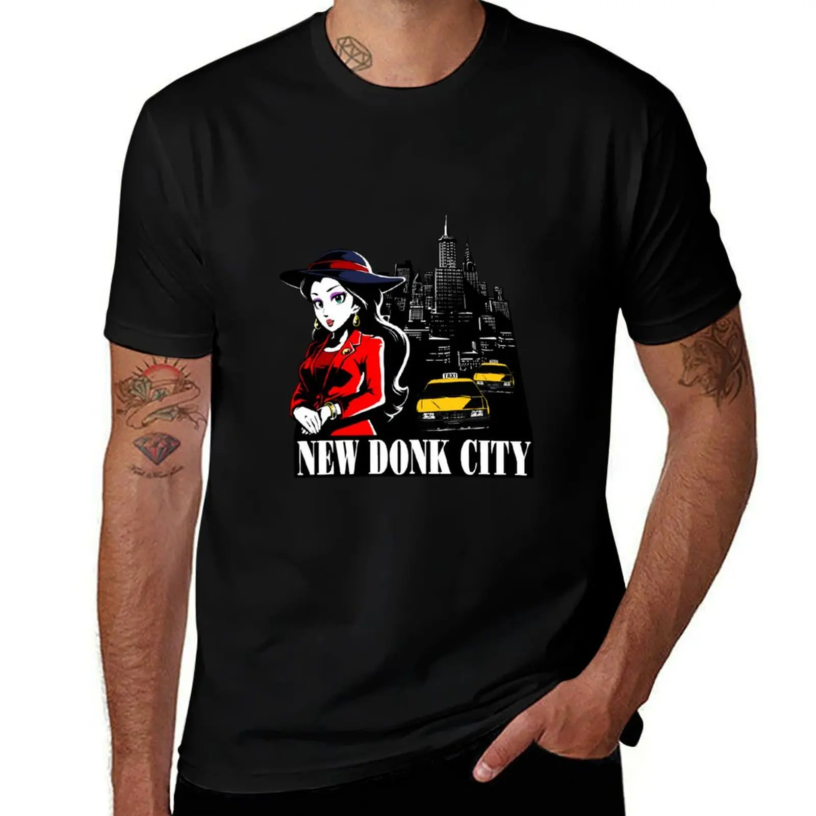 

New Donk City T-Shirt t shirt for man 100 percent cotton funny t shirts man T-Shirt