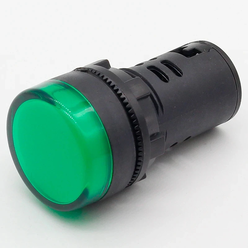 1pcs AD16-22 12V 24V 110V 220V 380V 22mm Panel Mount LED Power Indicator Pilot Signal Light Lamp