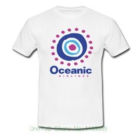 Oceanic Airlines Tee Flight 815 Lost Dharma Initiative XS-5XL T-shirt High Quality Casual Printing