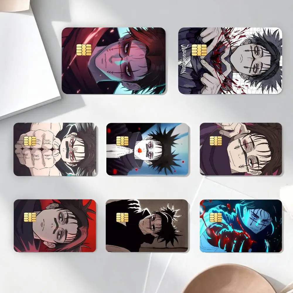 

C-Choso-O Y-Yuji-S Stickers Credit Debit Card Film Skin Sticker Credit Card Skin Stickers For Bank Card Bus Metro