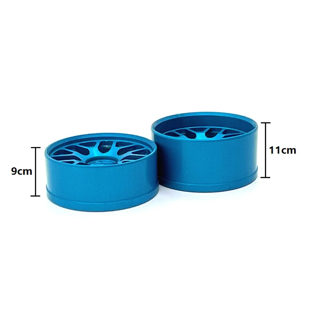 4Pcs Metal Wheel Rim Wheel Hub For Wltoys 284131 K969 K989 K999 P929 Mini-Z Mini-Q Mini-D 1/28 RC Car Upgrade Parts